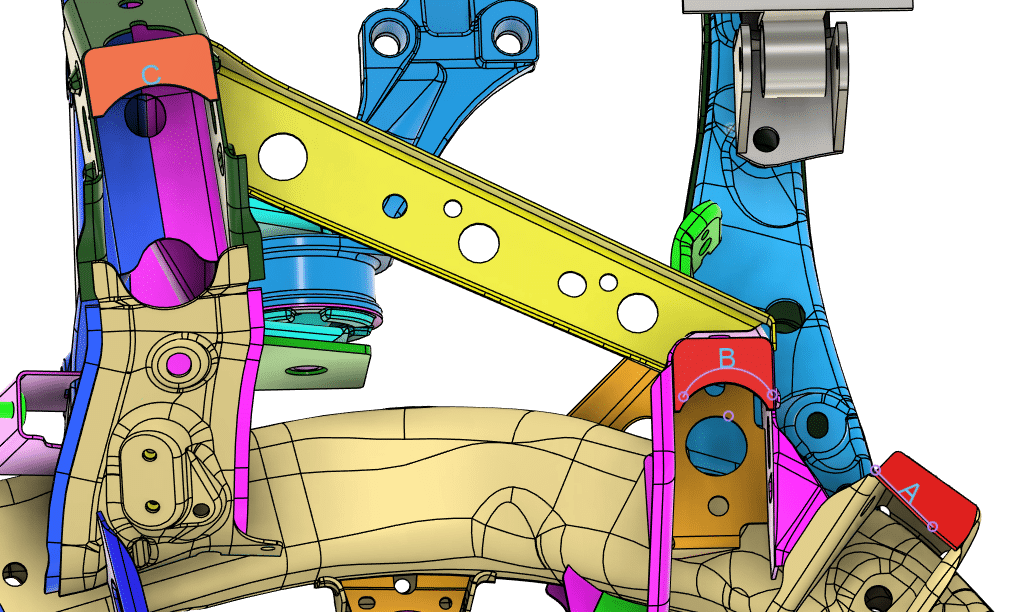 V8R Miata NC/RX8 Rear Gusset Kit